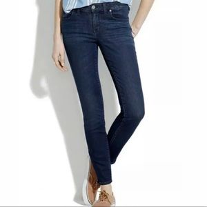 Madewell Dark Skinny Skinny Ankle Jeans Sz 26